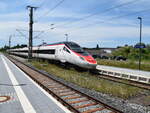 Wangen am 30.06.2022 mit ETR 610 als ECE in Richtung Kißlegg (-München)